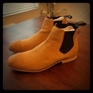 Superdry Camel Suede Chelsea Boots